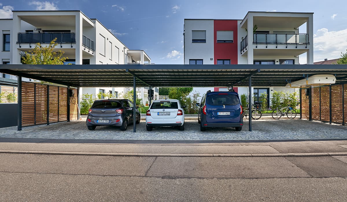 <h5>Carport Reihenanlage</h5>