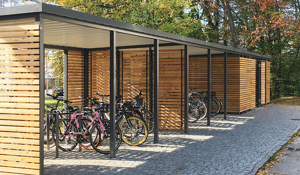 Bikeport Holz