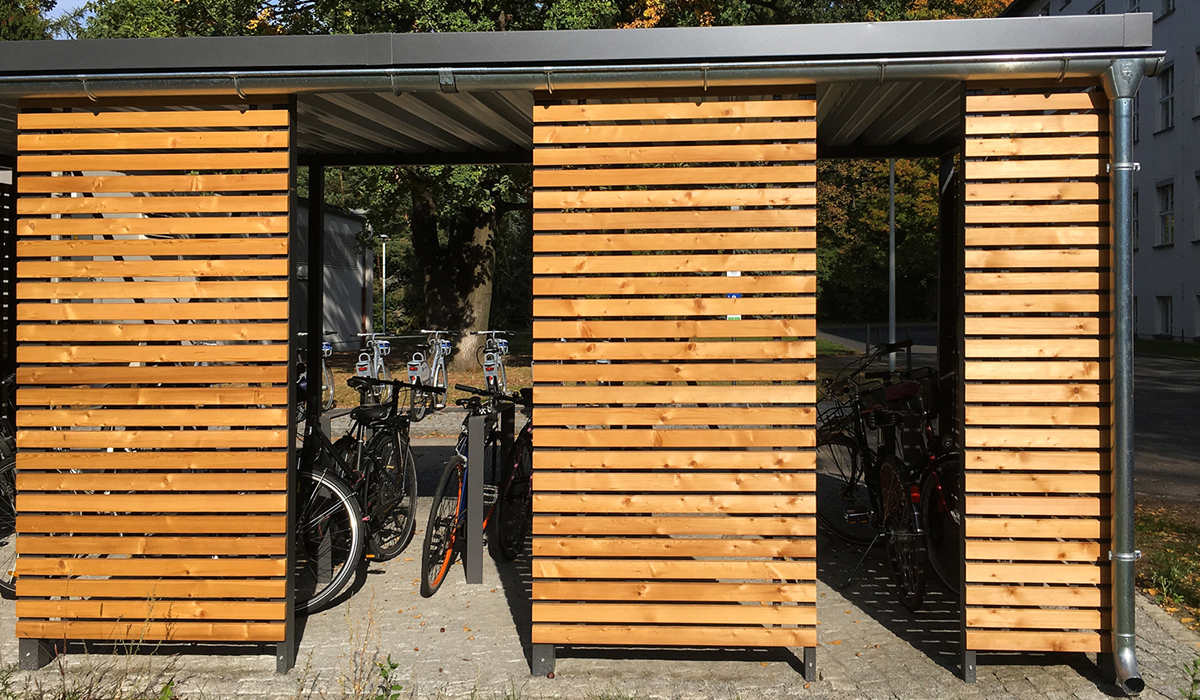 <h5>Bikeport aus Holz</h5>