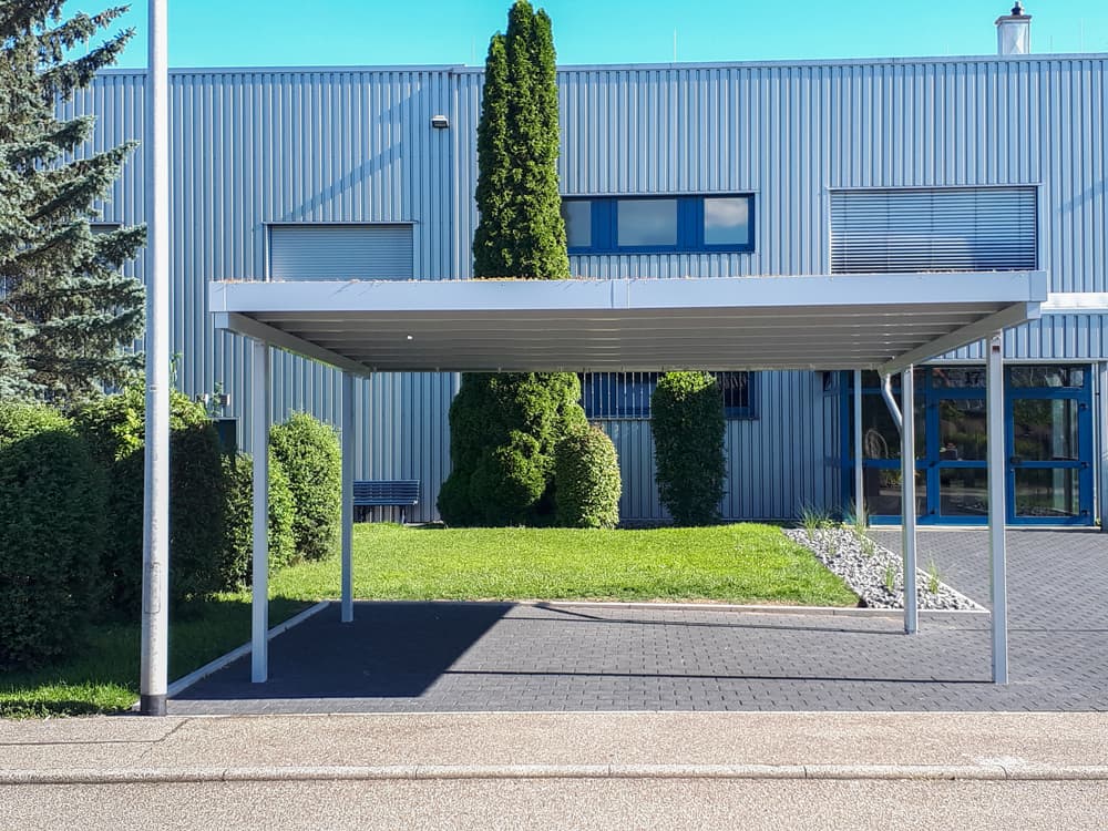 <h5>Carport mit Gründach</h5>